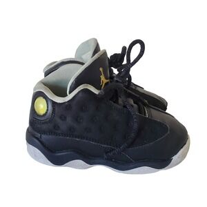 Air Jordan 13 Nike Toddler Shoes 8C Black  Retro Playoffs Lifestyle Shoes 2017